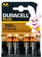 Duracell Plus Power AA Mignon NM 1500 Neu, 4 x 1,5 V