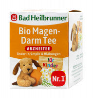 Bad Heilbrunner Bio Magen-Darm Tee für Kinder, 8 Beutel