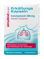 Sinulind Erkältungs-Kapseln Eukalyptusöl 200 mg, 20 er
