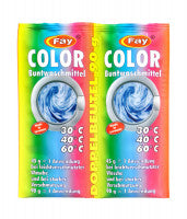Fay Color Buntwaschmittel Doppelbeutel, 90 g