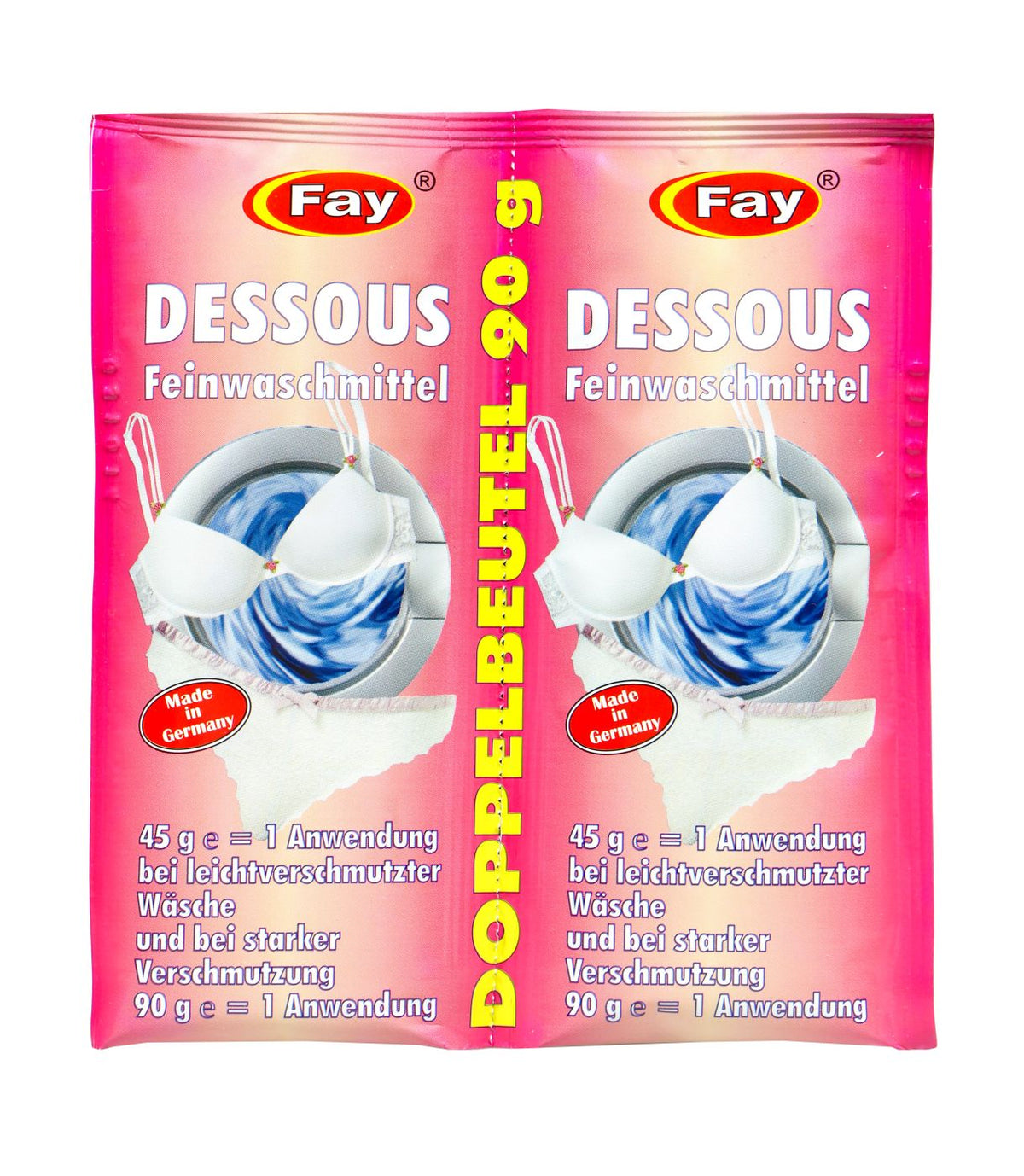 Fay Dessous Feinwaschmittel Doppelbeutel, 90 g