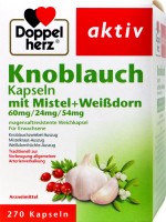 Doppelherz Knoblauch Weißdorn Mistel, 270 er