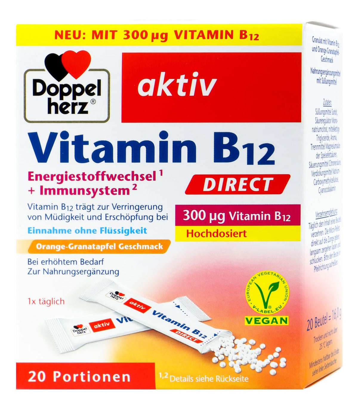 Doppelherz Vitamin B 12 Direct, 20 er