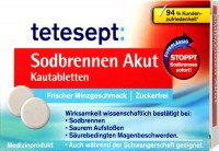 Tetesept Sodbrennen Akut Kautabletten, 20 er