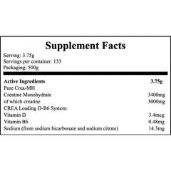 Creatine Monohydrate Xplode (W) - 500g - Lemon