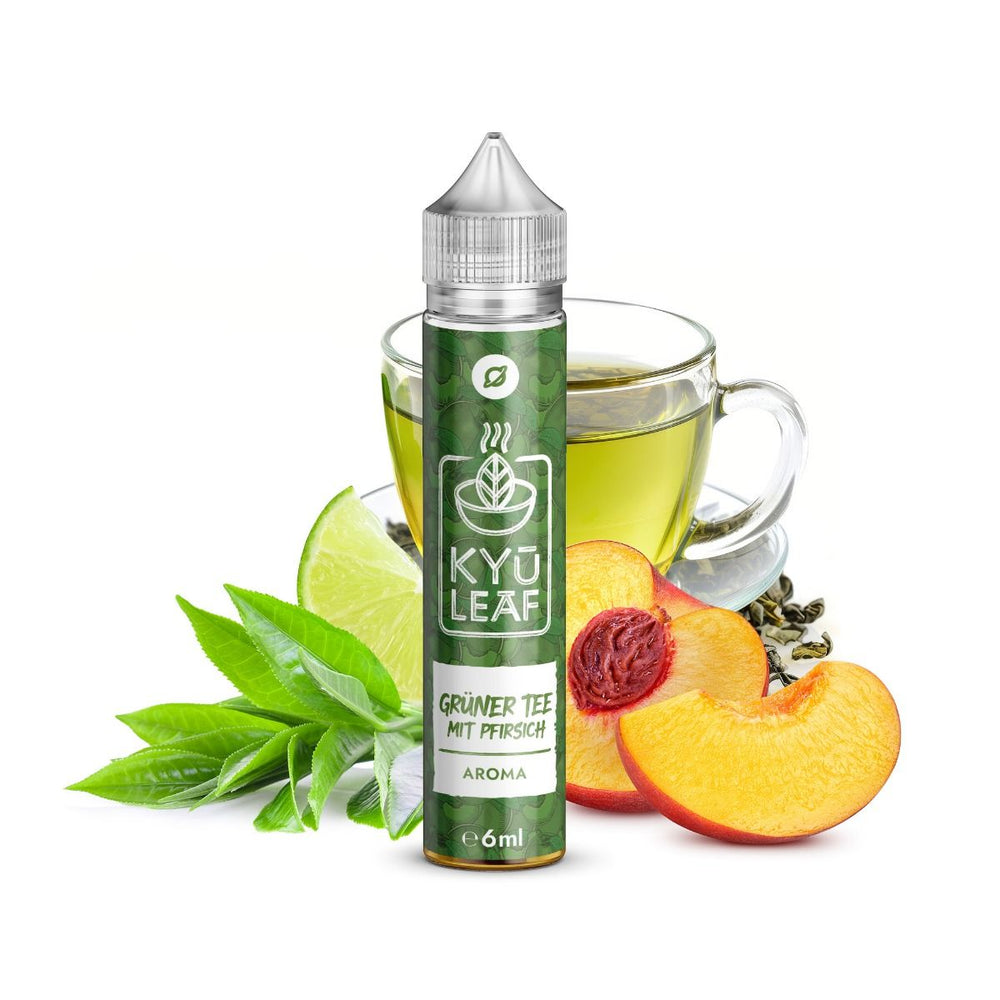 Flavorverse - Kyu Leaf - Grüner Tee mit Pfirsich - Longfill