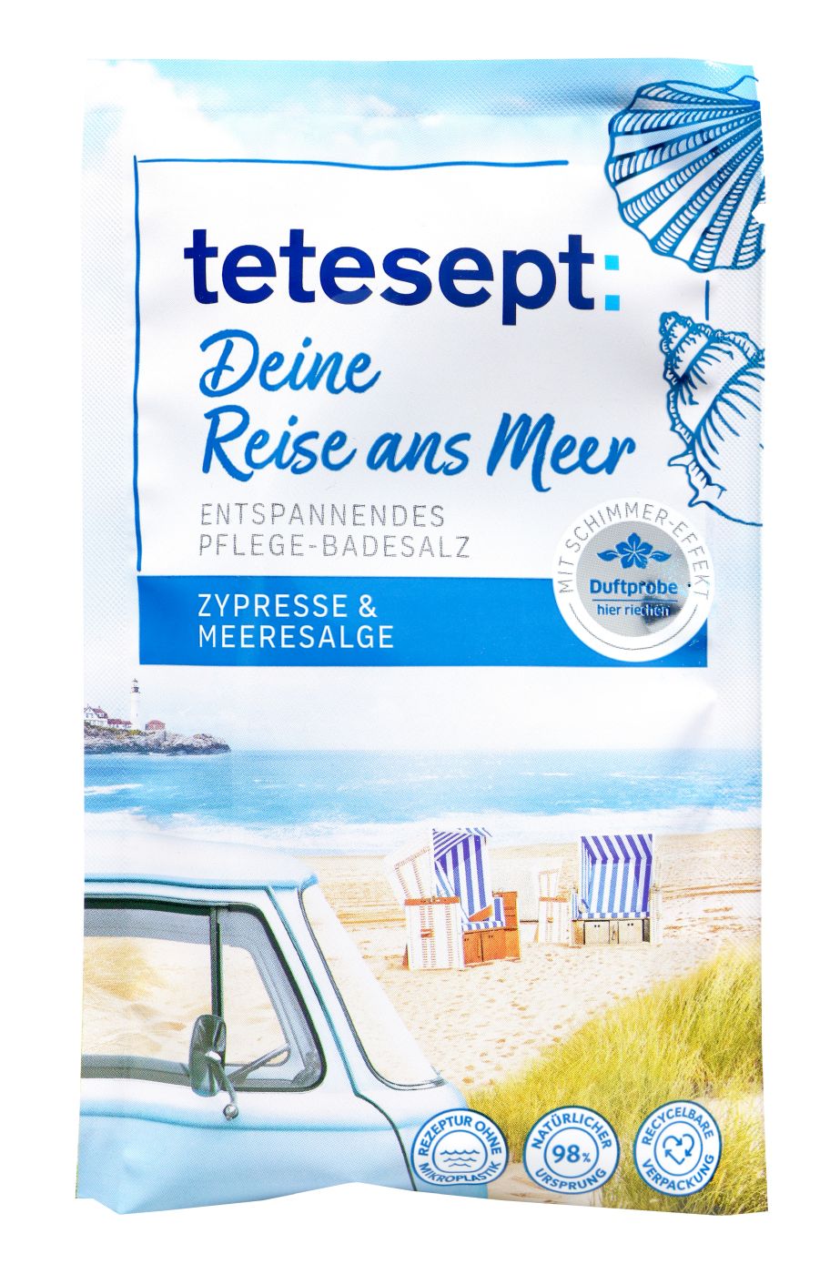 Tetesept Badesalz Deine Reise ans Meer, 60 g