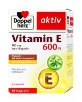 Doppelherz Vitamin E 600 N Kapseln, 40 er