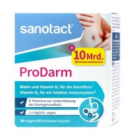 Sanotact Prodarm Kapseln + 10Mrd Milchsäurekulturen, 20 er