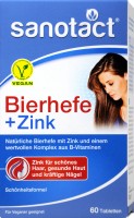 Sanotact Bierhefe & Zink Tabletten, 60 er