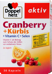 Doppelherz Cranberry + Kürbis Kerne, 30 er