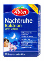 Abtei Nachtruhe Baldrian Schlaf-Dragees, 90 er