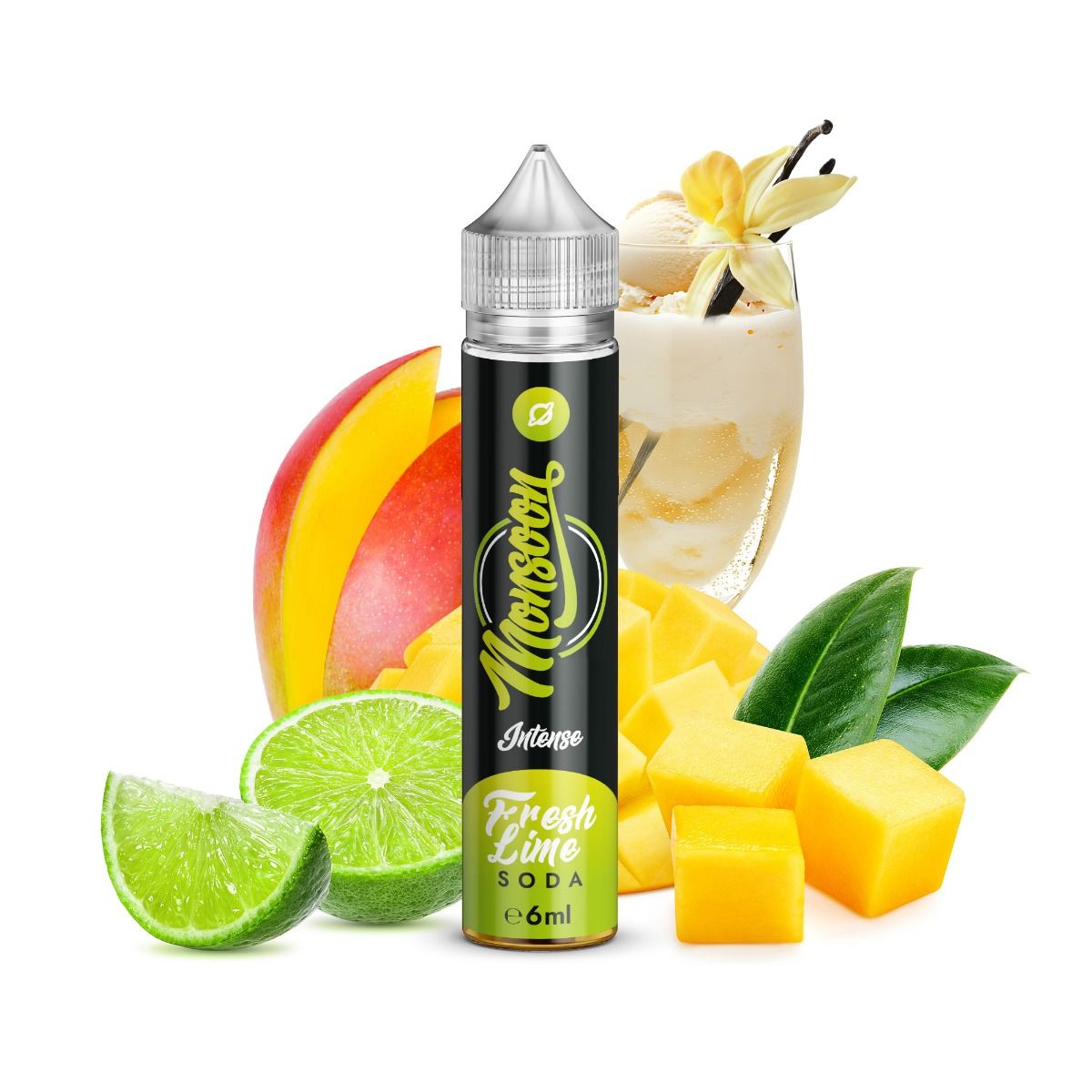 Monsoon INTENSE - Fresh Lime Soda - 75ml - Longfill