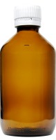 Medizinflasche Braun mit Verschluss, 250 ml