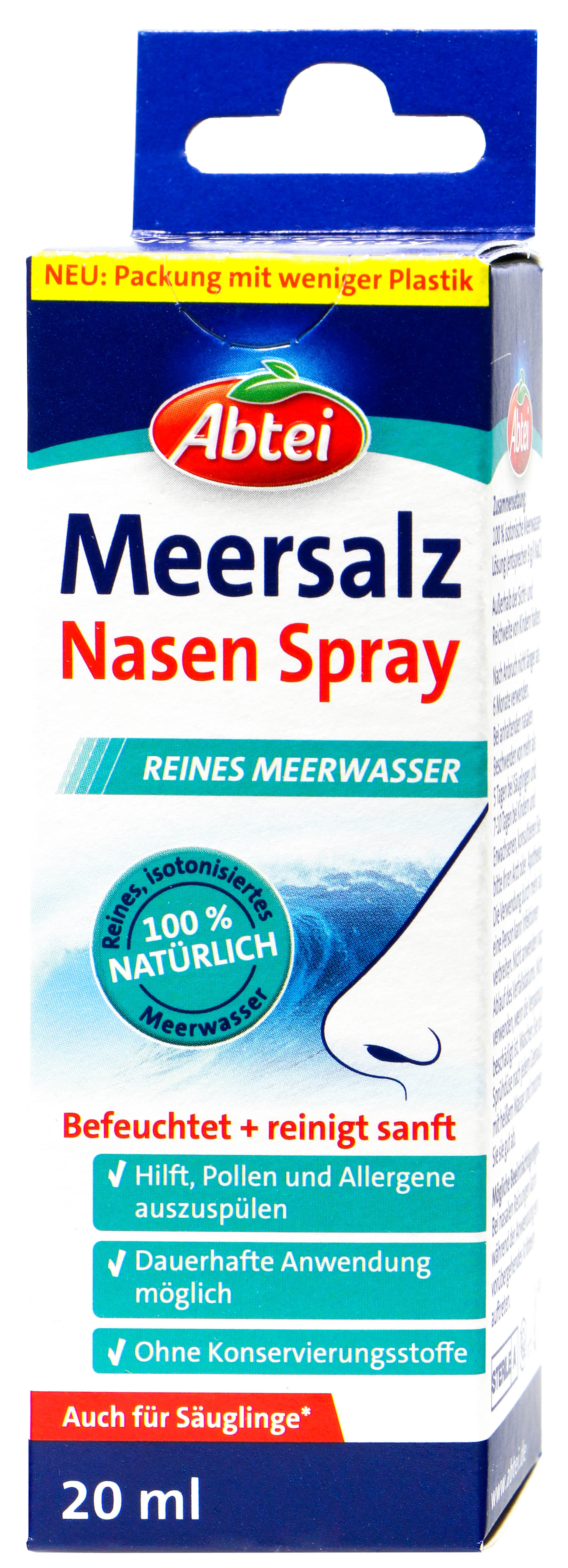 Abtei Meersalz Nasenspray, 20 ml