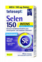 Tetesept Selen 150 Hochdosiert, 45 er