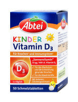 Abtei Vitamin D3 Kinder, 50 er