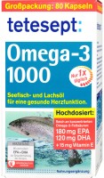 Tetesept Omega 3 Lachsöl 1000, 80 er