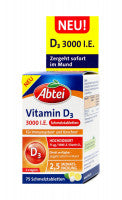 Abtei Vitamin D3 3000, 75 er