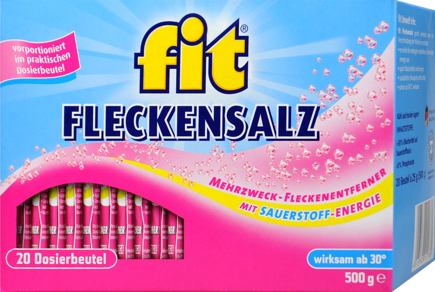 Fit Fleckensalz 20 x 25,0 g, 500 g