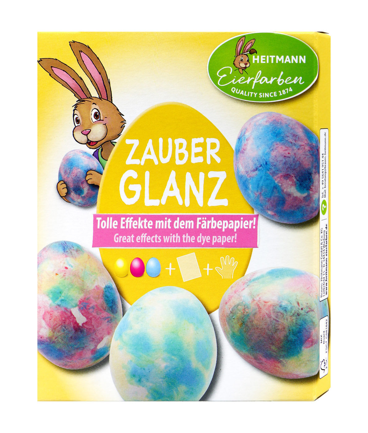 Eierfarben Zauberglanz Färbepapier