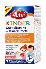 Abtei Kinder Multivitamin Schmelztabletten, 75 er