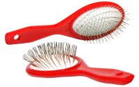 Haarbürste Draht Oval Kunststoff