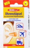 Ohrenstöpsel Polymerschaum, 4 er