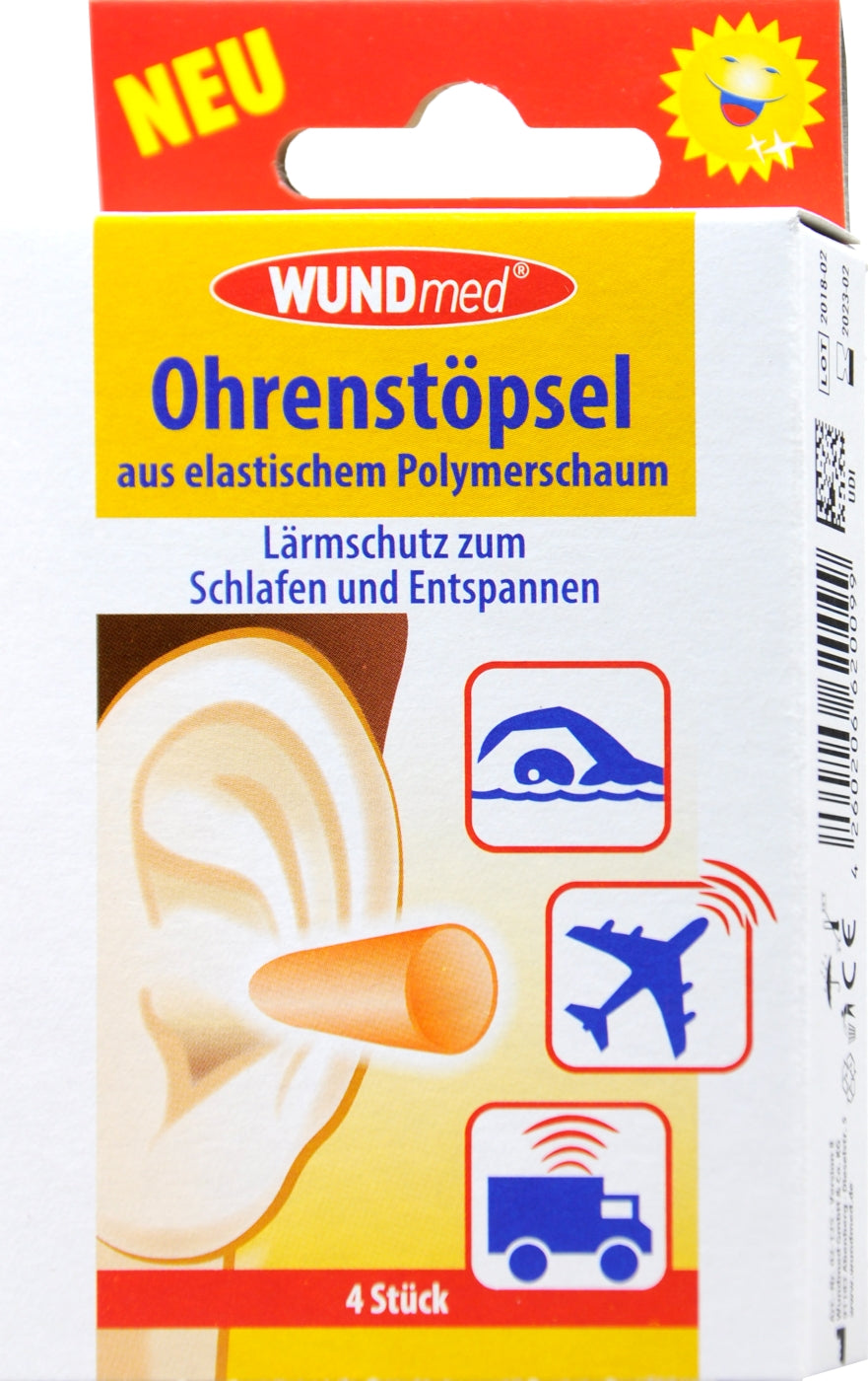 Ohrenstöpsel Polymerschaum, 4 er