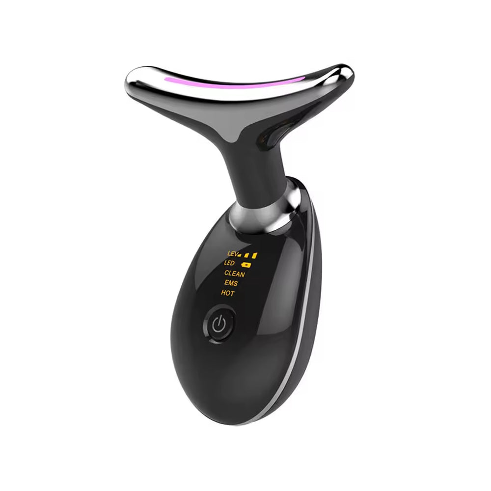 7in1 LED Lichttherapie für Hals- & Gesicht, schwarz