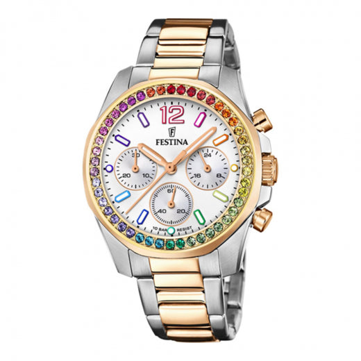 Festina Boyfriend Rainbow F20608/2 Damenuhr Chronograph