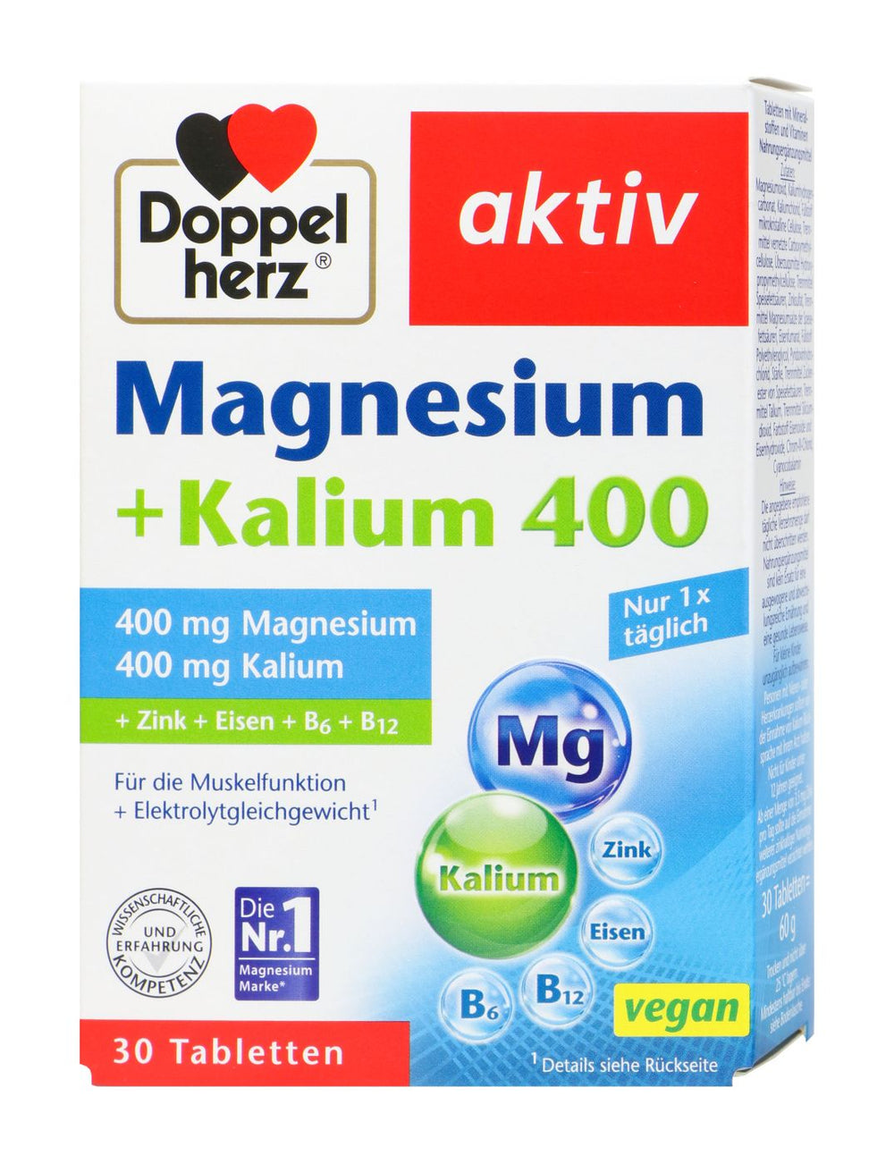 Doppelherz Magnesium + Kalium, 30 er