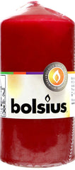 Bolsius Stumpenkerze Bordeaux, 120 x 58 mm