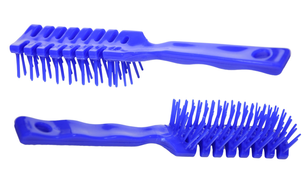 Haarbürste Plastik Halbrund Farbig Sortiert, 21 cm