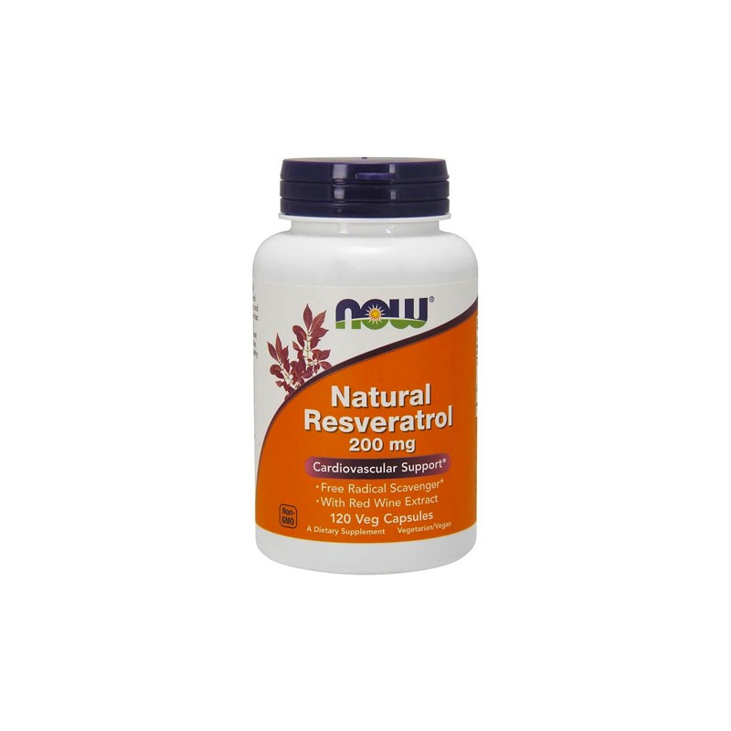 Natural Resveratrol 200mg - 120vcaps