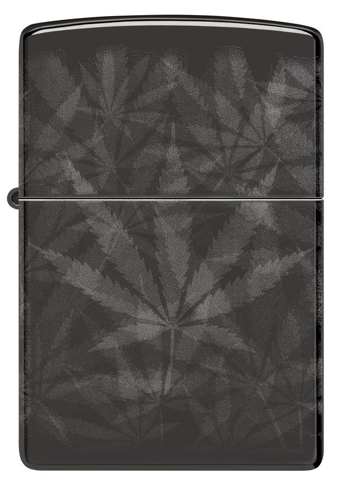 Zippo Feuerzeug "Grey Cannabis Leafs" 