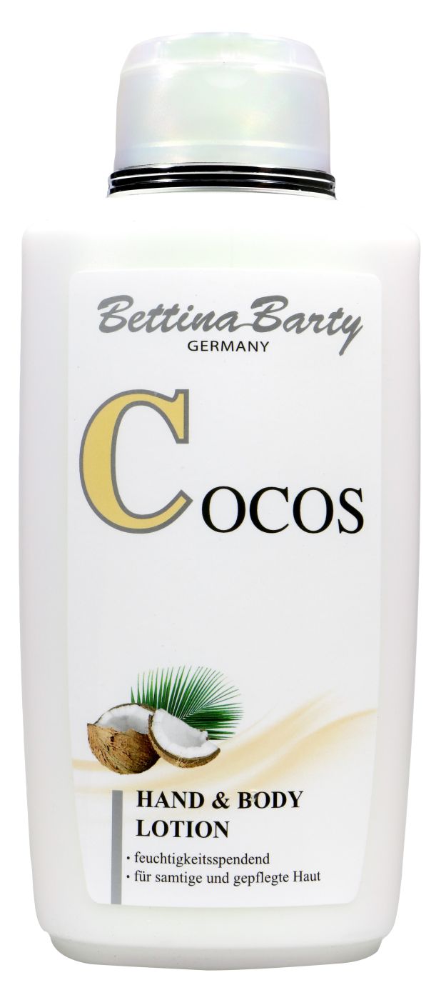 Bettina Barty Cocos Hand & Body Lotion, 500 ml