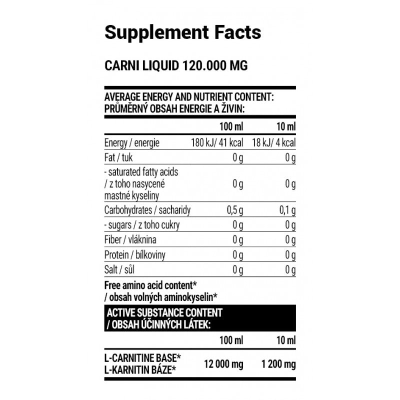 Carni 120000mg Liquid - 1000ml - Pineapple Mango