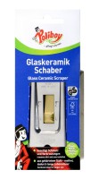 Poliboy Glaskeramik Schaber für Glas & Kochfeld, 1 Stück