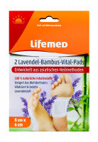 Lifemed Lavendel-Bambus-Vital Pads 8 cm x 6 cm, 2 er