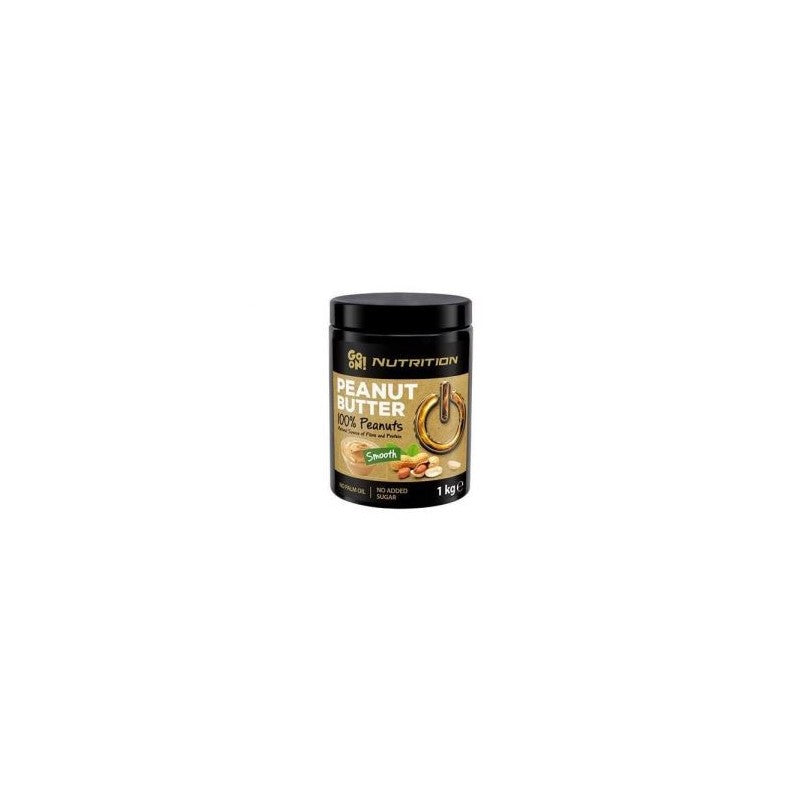 GO ON Masło Orzechowe 100% Orzechów Arachidowych - 1000g (Peanut butter 100% peanut nut)