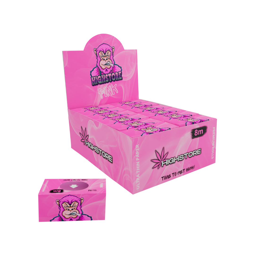 HIGHSTORE - Premium Rolls Pink - 8 Meter