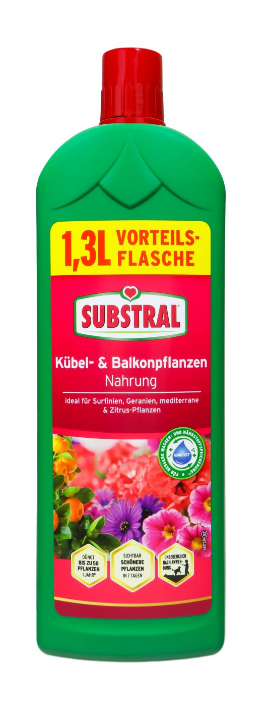 Substral Kübel und Balkonpflanzen Nahrung, 1,3 l
