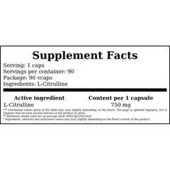 L-Citrulline - 90vcaps.
