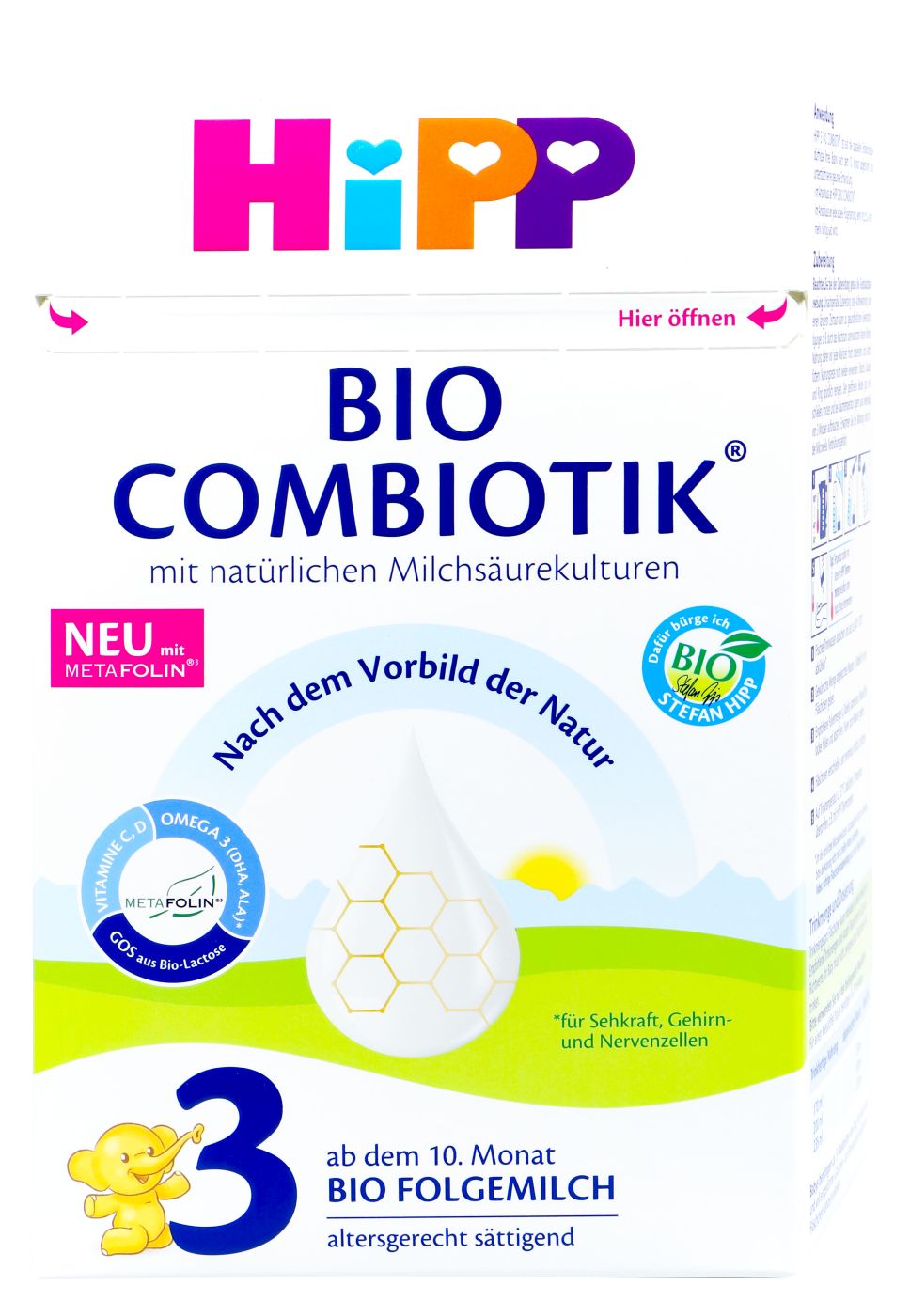 Hipp 2033 Bio Folgemilch 3 Combiotik, 600 g