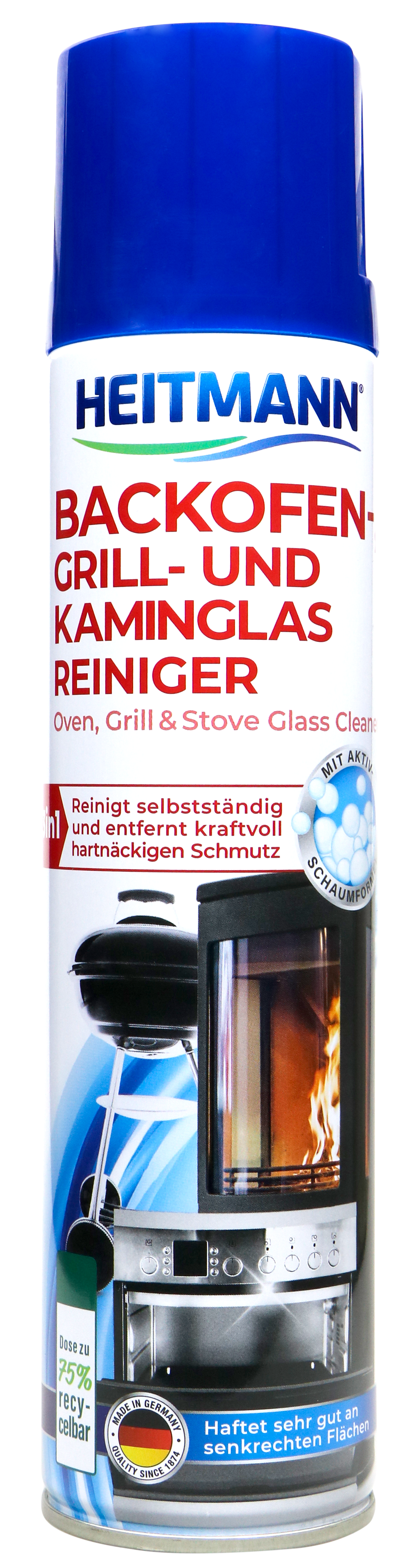 Heitmann Backofen-Grill-und Kaminglasreiniger, 400 ml
