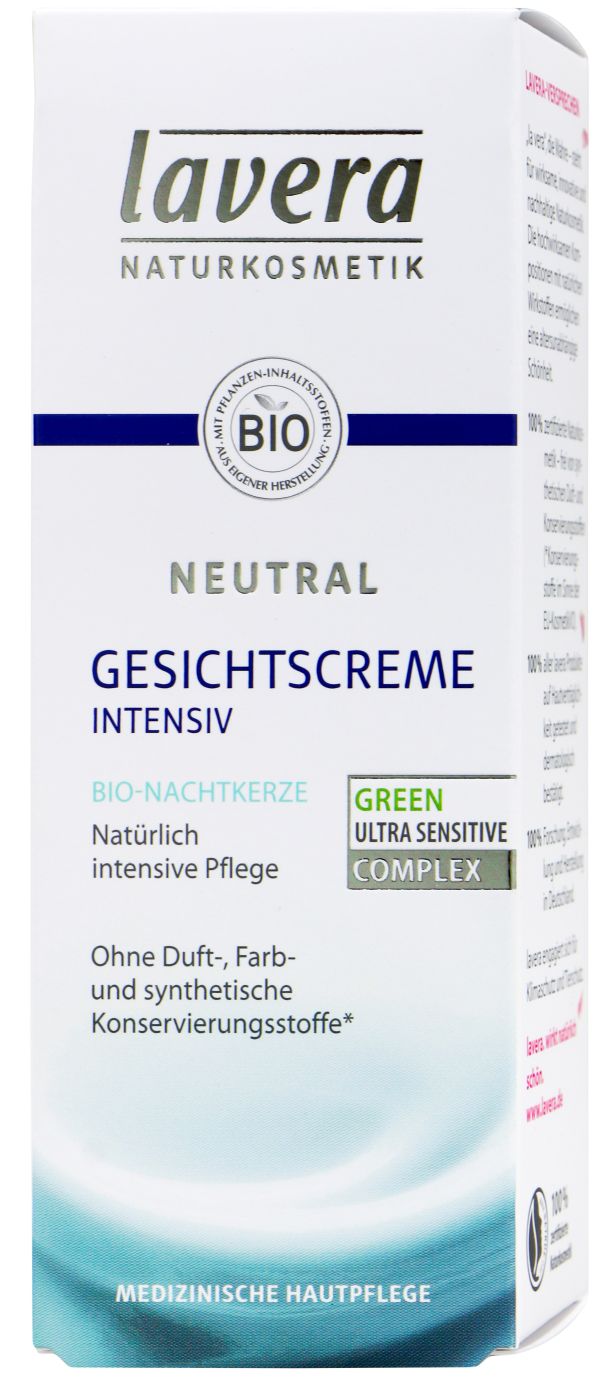 Lavera Neutral Gesichtscreme Bio-Nachtkerze, 50 ml