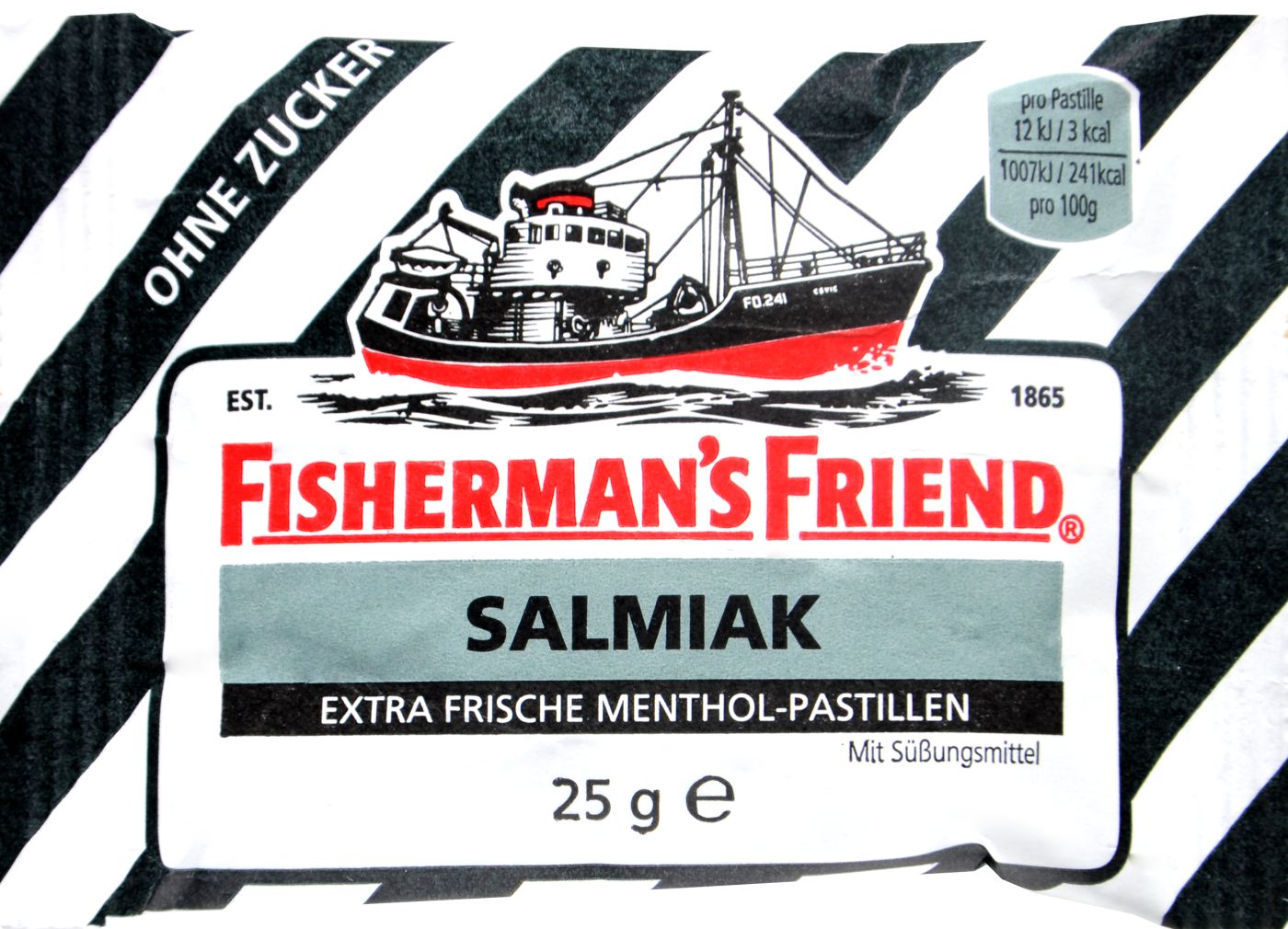 Fisherman's Friend Salmiak Zuckerfrei, 25 g
