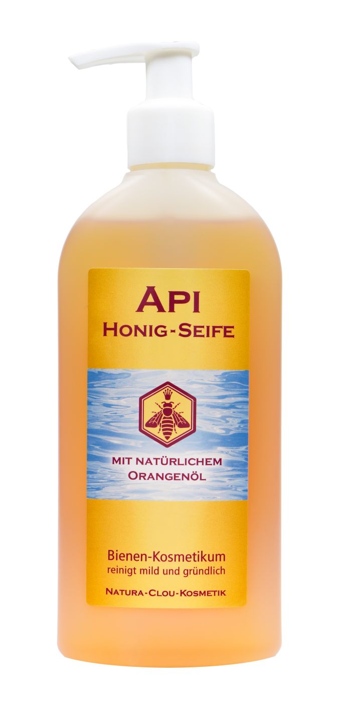Api Honig-Seife mit natürlichem Orangenöl flüssig, 250 ml