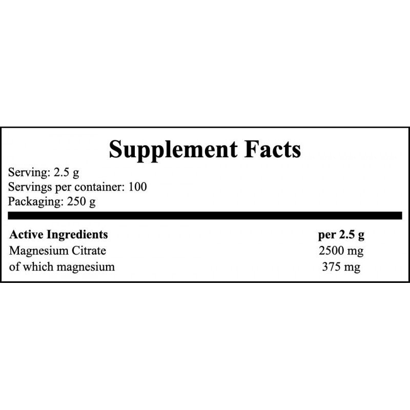 Cytrynian Magnezu - 250g (Magnesium Citrat)